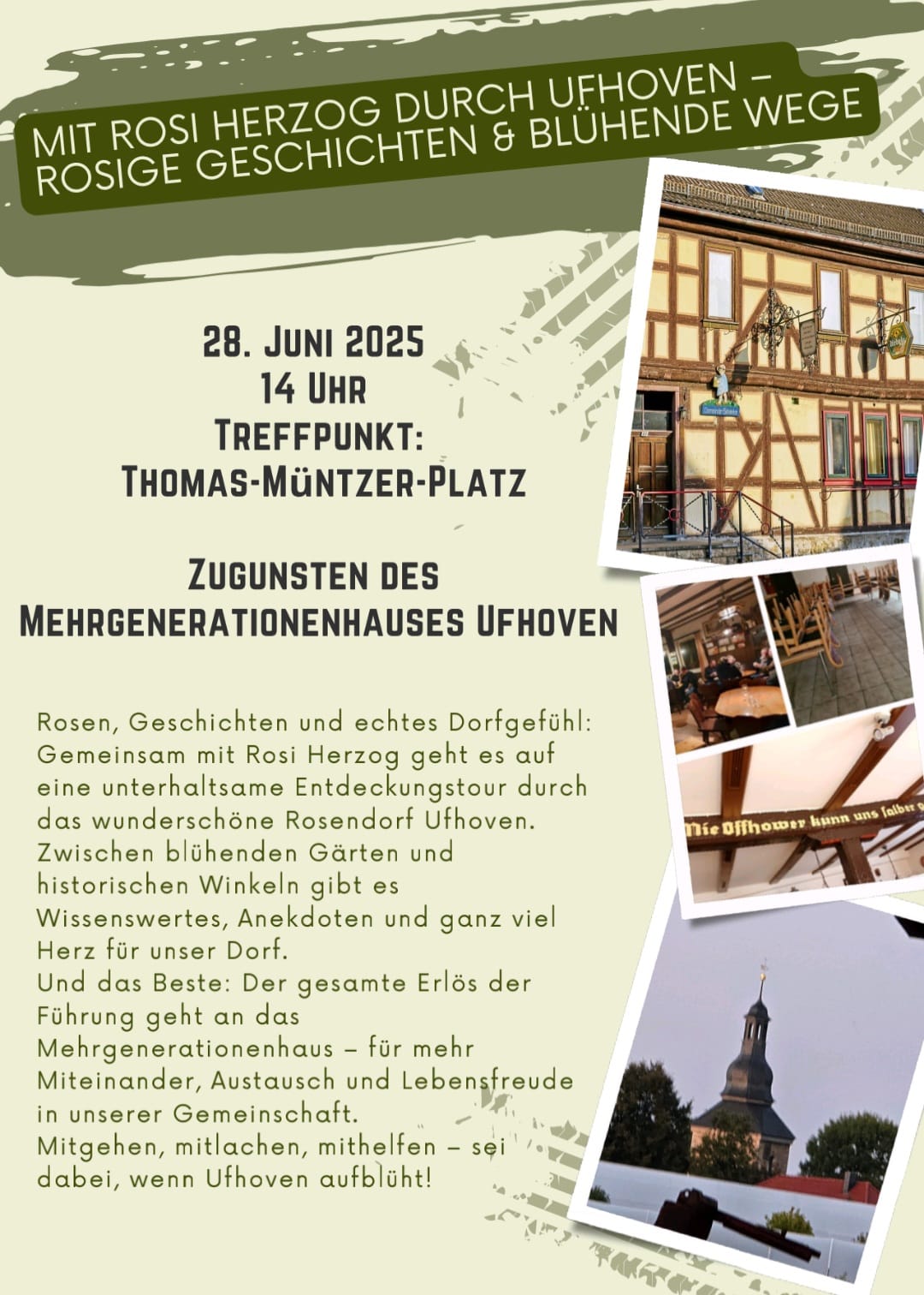 mit Rosi Herzog durch Ufhoven