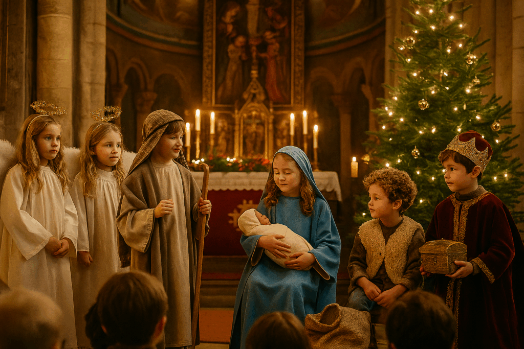 lebendiger Adventskalender 2025 - Gottesdienst mit Krippenspiel