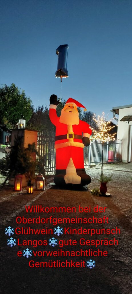 lebendiger Adventskalender 2025 - Oberdorfgemeinschaft
