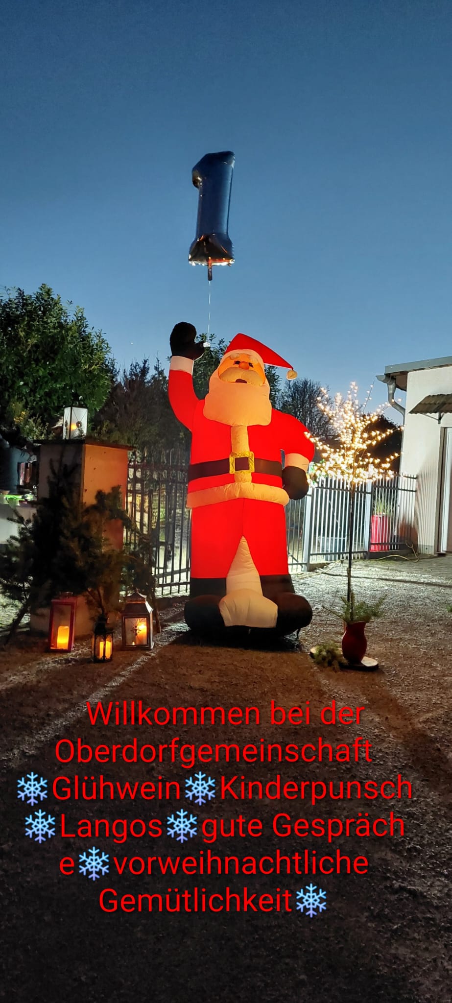 lebendiger Adventskalender 2025 - Oberdorfgemeinschaft